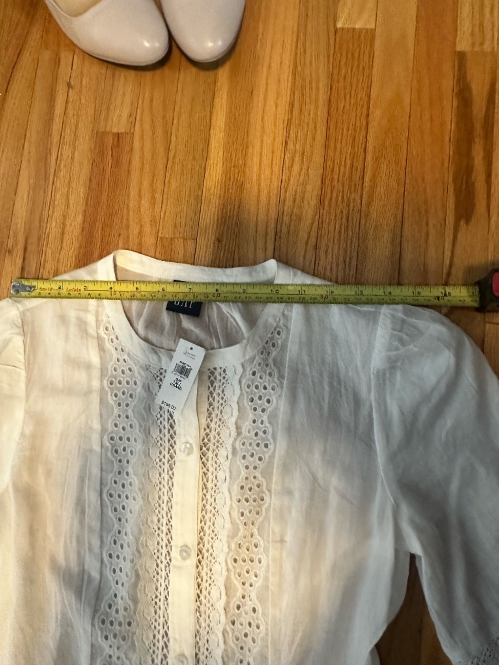 White Cotton Gap Dress - Picture 4 of 6